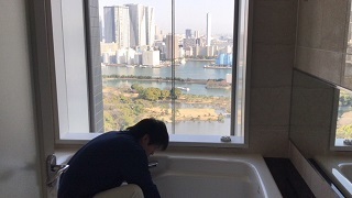 港区東新橋Y様・東京ツインパークスの浴室