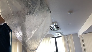 港区ザパークハウスグラン南青山高樹町：N様邸エアコン高圧洗浄