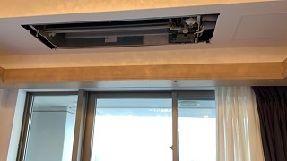新宿区富久クロスコンフォートタワー：K様邸天井エアコン