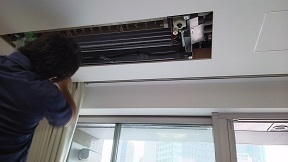 港区赤坂タワーレジデンス：W様エアコン洗浄