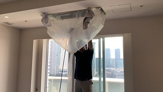 ザ・パークハウス晴海タワーズ：O様邸エアコンクリーニング